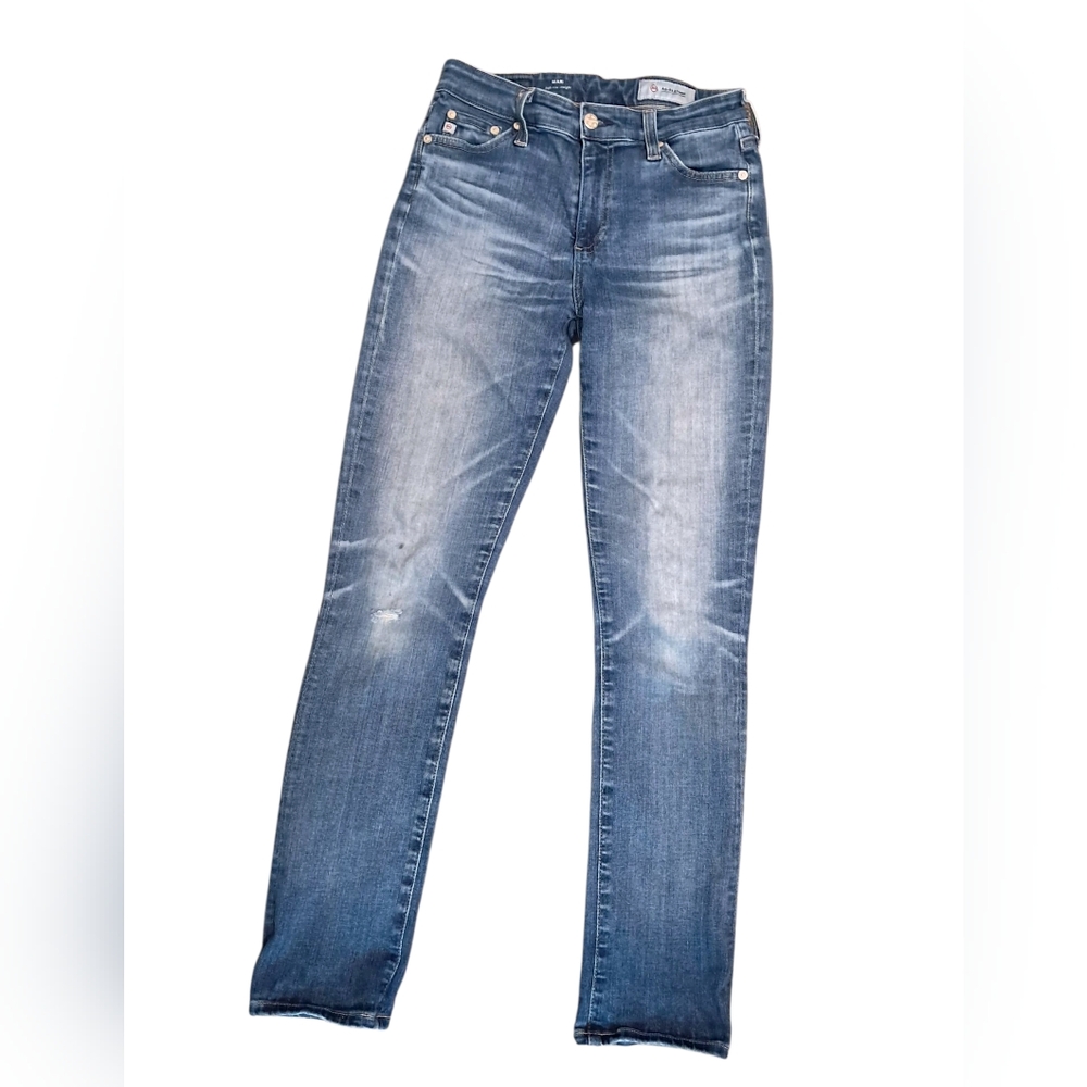 AG Mari high rise straight Denim Jeans